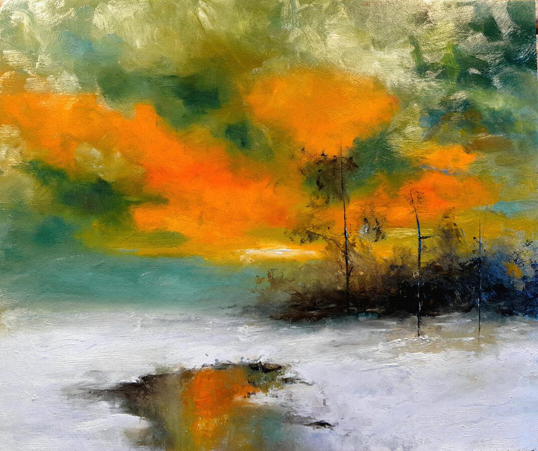 Inverno Incompreso. Olio su masonite, 37x31 (200€)