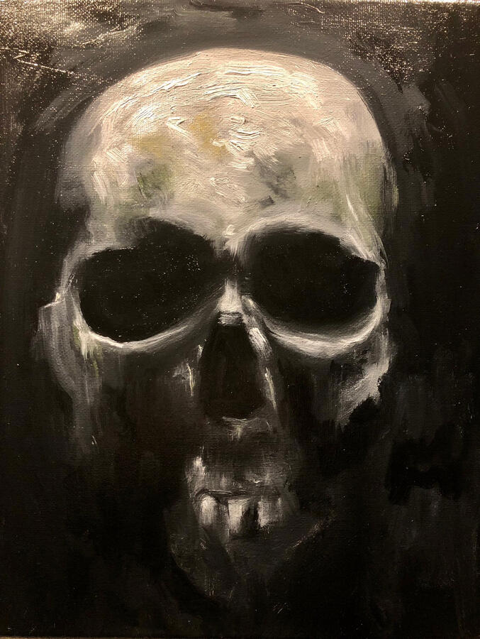 Autoritratto futuro. Olio su tela, 24x30. (180€)