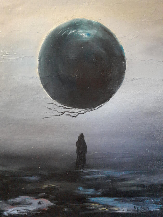 La questione della disciplina. Olio su pannello telato, 30x40.