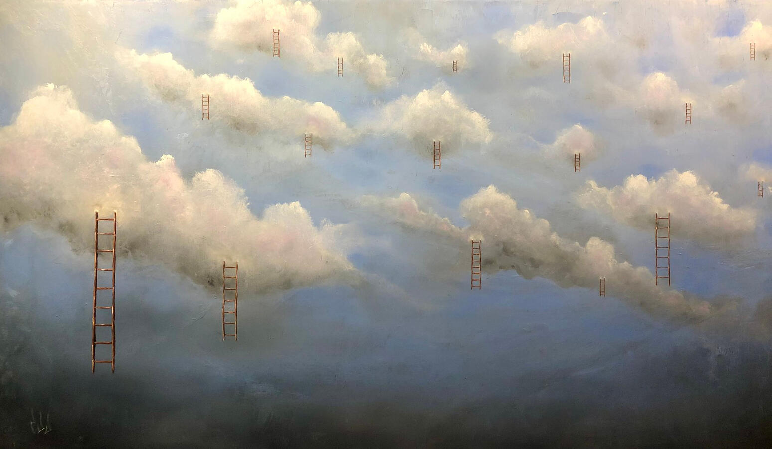 Possibilità. Olio su pioppo, 40x70.(300€)