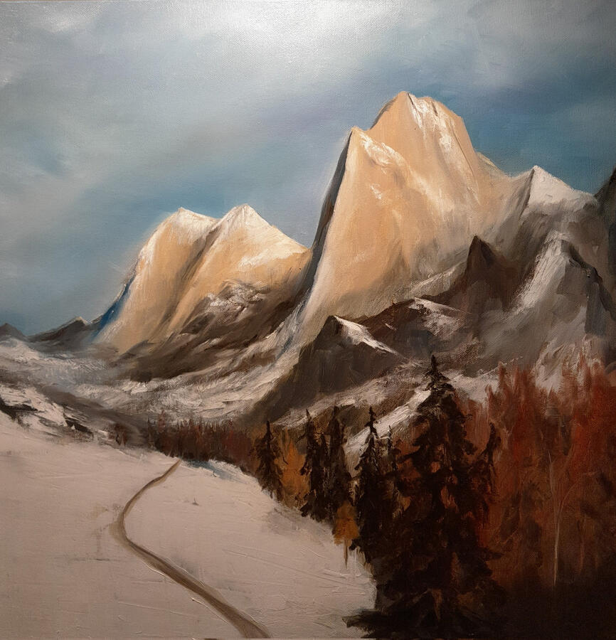 La nuova stagione. Olio su tela 50x50. (180€)