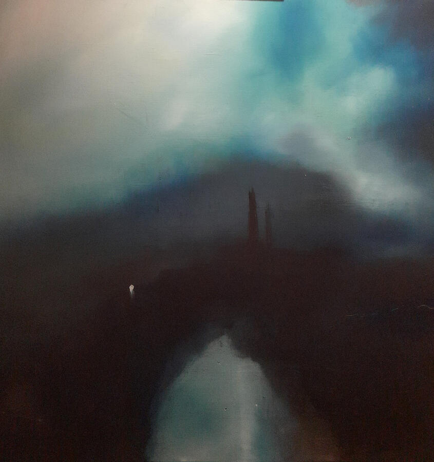 Secondo Spirito. Olio su pioppo, 60x60. (240€)