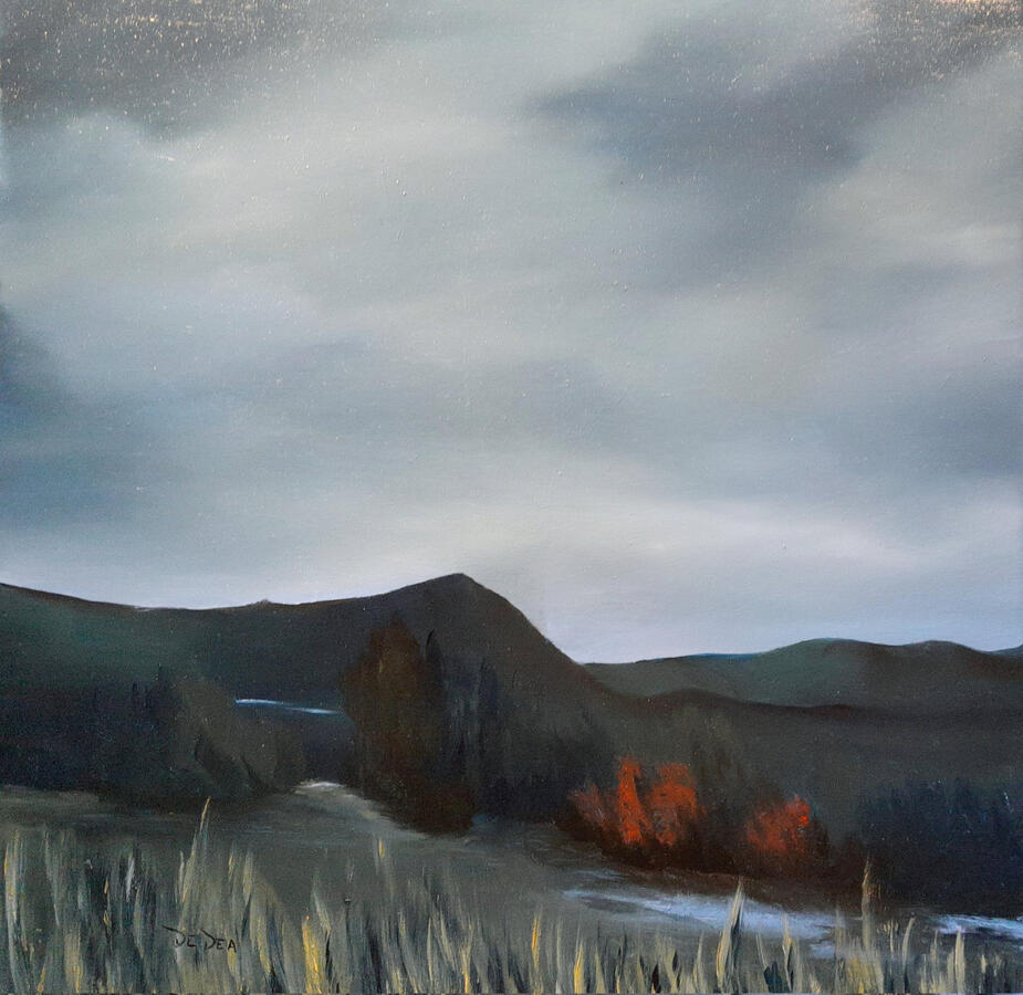 Appena prima (Subito dopo). Olio su pioppo, 40x40. (180€)